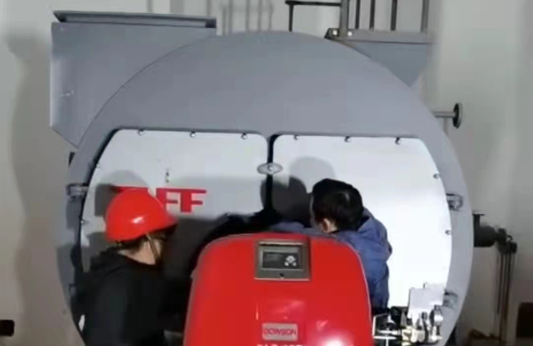 象山国机集团配套了我司油气两用燃烧器并投产使用